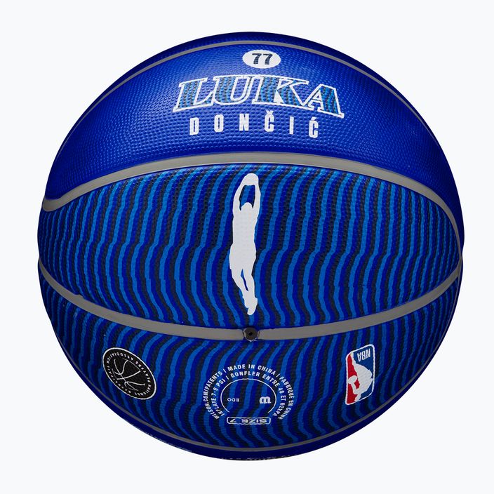 Баскетбольний м'яч Wilson NBA Player Icon Outdoor Luka WZ4006401XB7 Розмір 7 8