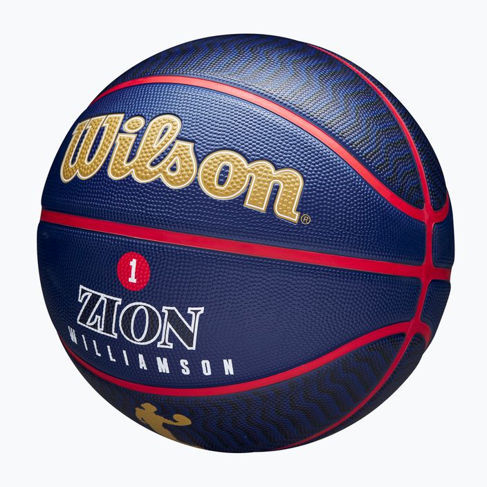 Баскетбольний м'яч Wilson NBA Player Icon Outdoor Zion WZ4008601XB7 Розмір 7 3