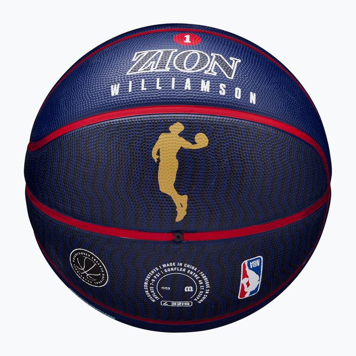 Баскетбольний м'яч Wilson NBA Player Icon Outdoor Zion WZ4008601XB7 Розмір 7 8