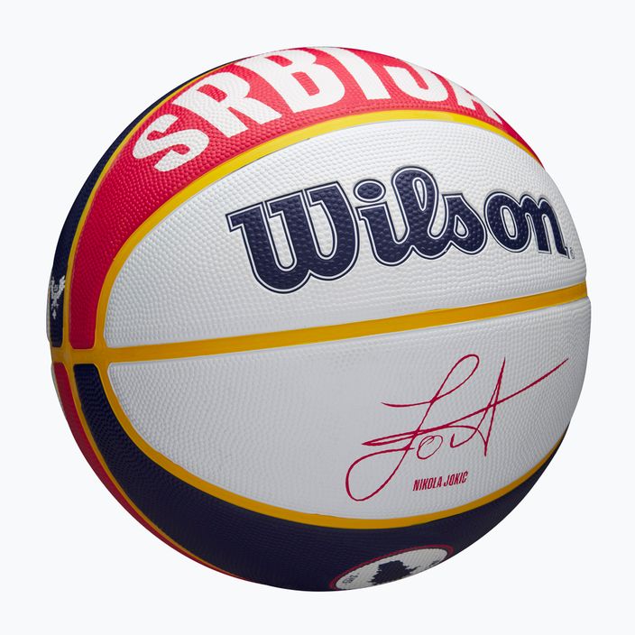 М'яч баскетбольний Wilson NBA Player Local Jokic blue розмір 7 2