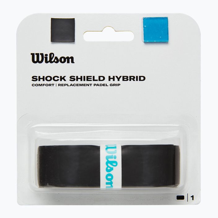Обгортка для ракеток падель Wilson Shock Shield Hyb Padel black 2