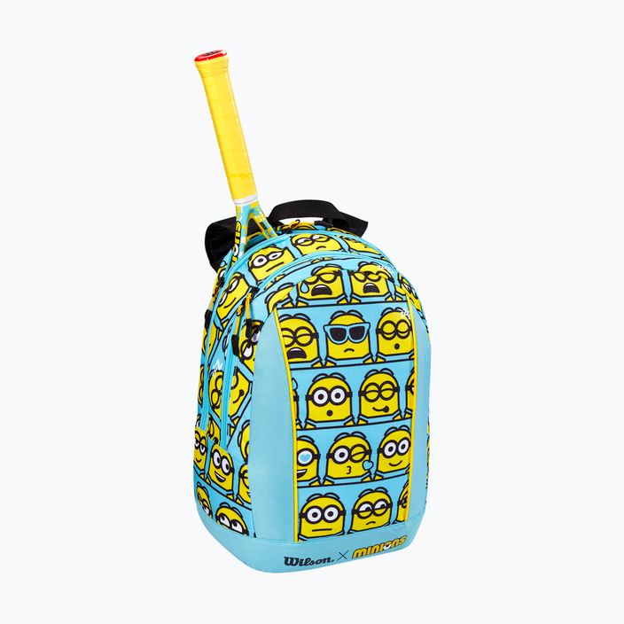 Дитячий тенісний рюкзак Wilson Minions 2.0 Team синій жовтий чорний 6