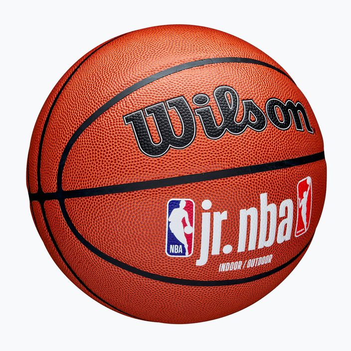 М'яч баскетбольний Wilson NBA JR Fam Logo Indoor Outdoor brown розмір 7 2