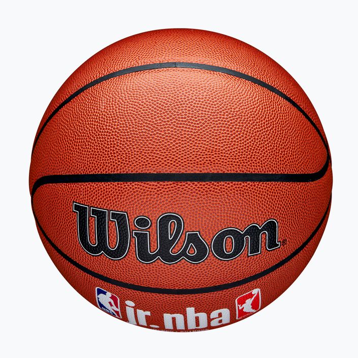 М'яч баскетбольний дитячий Wilson NBA JR Fam Logo Indoor Outdoor brown розмір 5 4