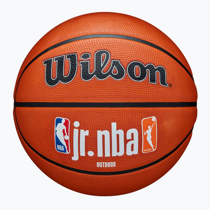 М'яч баскетбольний Wilson NBA JR Fam Logo Authentic Outdoor brown розмір 7