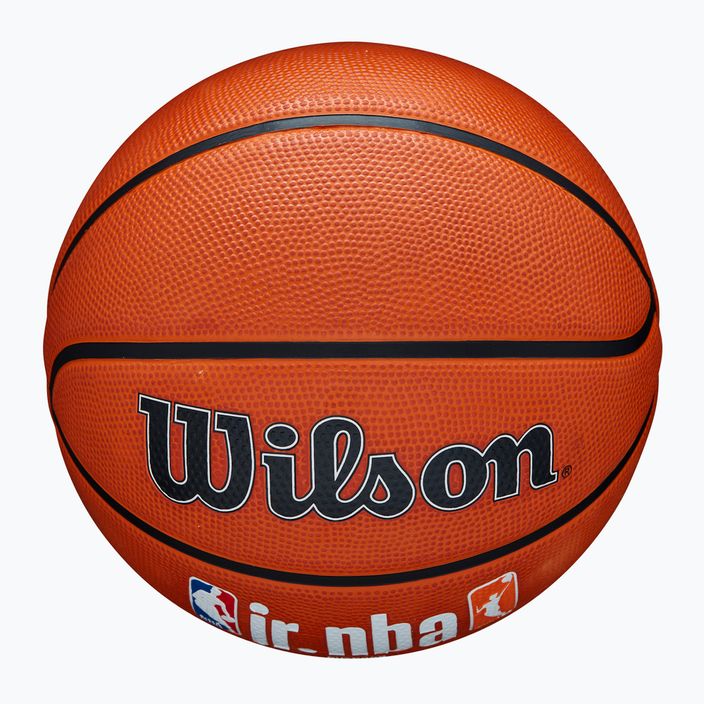 М'яч баскетбольний Wilson NBA JR Fam Logo Authentic Outdoor brown розмір 7 4