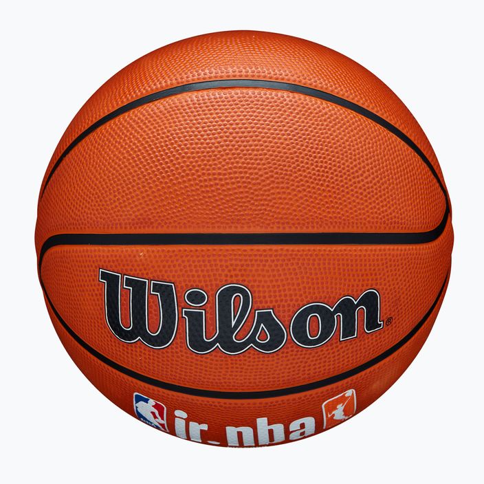 М'яч баскетбольний дитячий Wilson NBA JR Fam Logo Authentic Outdoor brown розмір 5 4