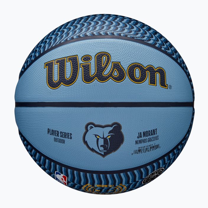 М'яч баскетбольний Wilson NBA Player Icon Outdoor Morant blue розмір 7