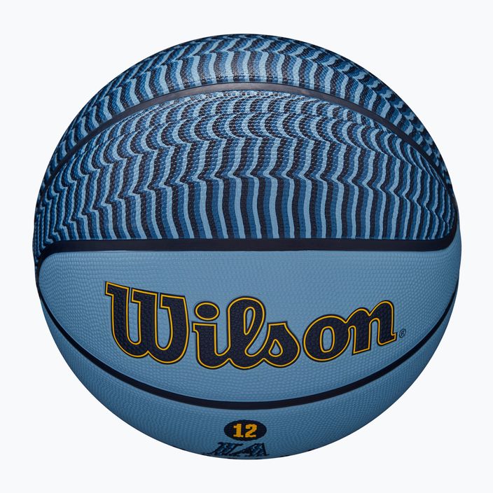 М'яч баскетбольний Wilson NBA Player Icon Outdoor Morant blue розмір 7 4