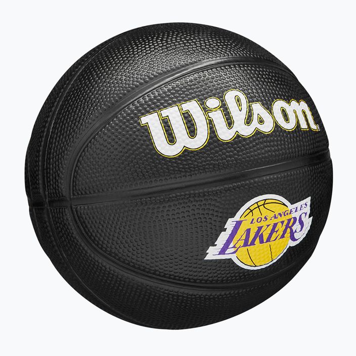 Баскетбольний м'яч Wilson NBA Team Tribute Mini Los Angeles Lakers WZ4017601XB3 Розмір 3 2
