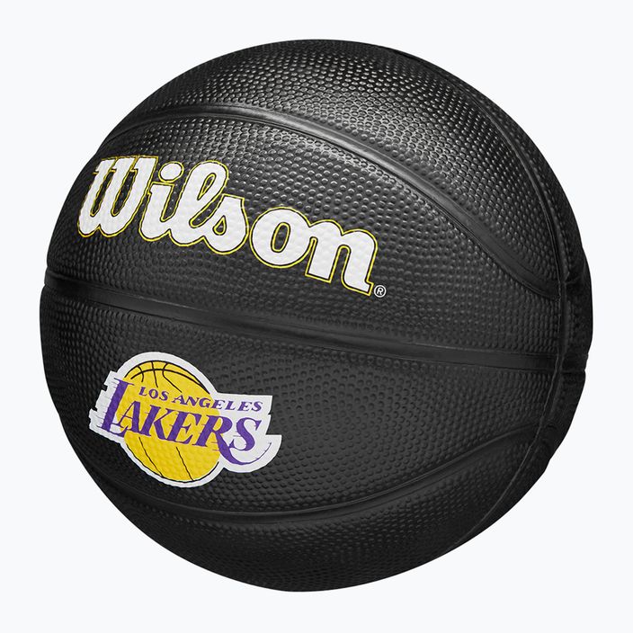 Баскетбольний м'яч Wilson NBA Team Tribute Mini Los Angeles Lakers WZ4017601XB3 Розмір 3 3