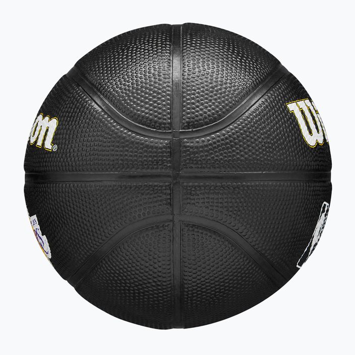 Баскетбольний м'яч Wilson NBA Team Tribute Mini Los Angeles Lakers WZ4017601XB3 Розмір 3 4