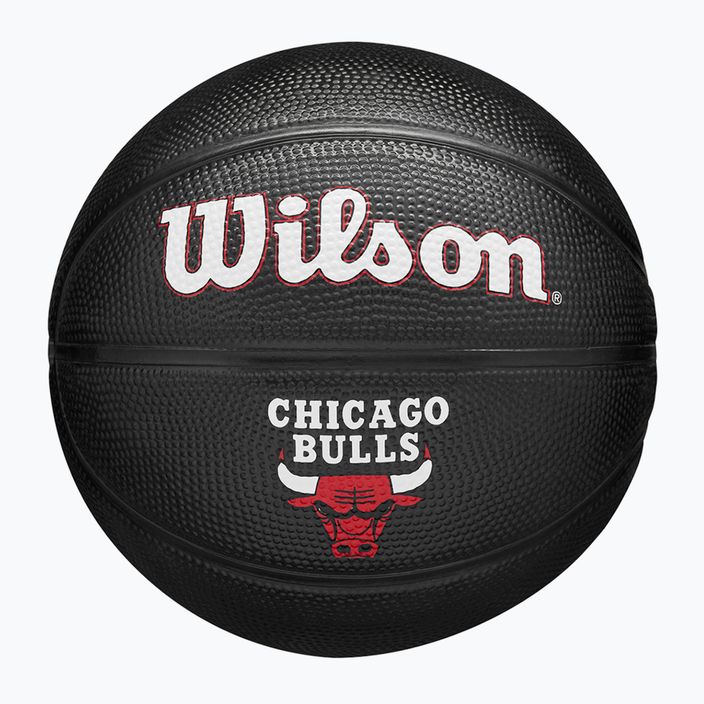 Баскетбольний м'яч Wilson NBA Team Tribute Mini Chicago Bulls WZ4017602XB3 Розмір 3