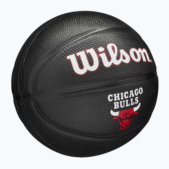Баскетбольний м'яч Wilson NBA Team Tribute Mini Chicago Bulls WZ4017602XB3 Розмір 3 2