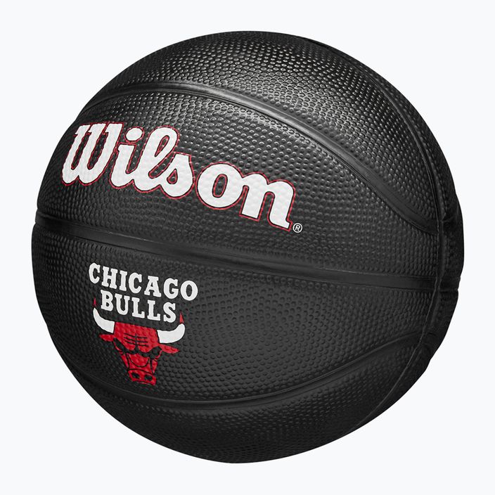 Баскетбольний м'яч Wilson NBA Team Tribute Mini Chicago Bulls WZ4017602XB3 Розмір 3 3