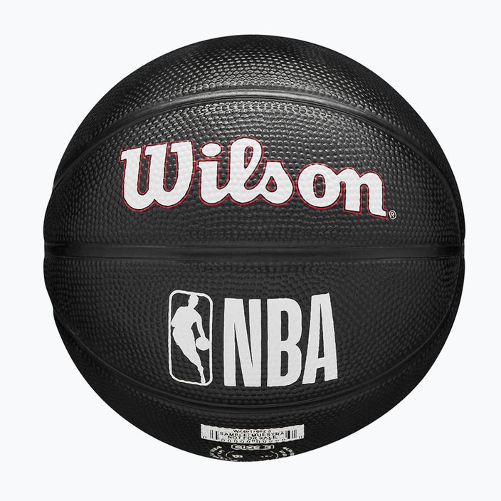 Баскетбольний м'яч Wilson NBA Team Tribute Mini Chicago Bulls WZ4017602XB3 Розмір 3 6
