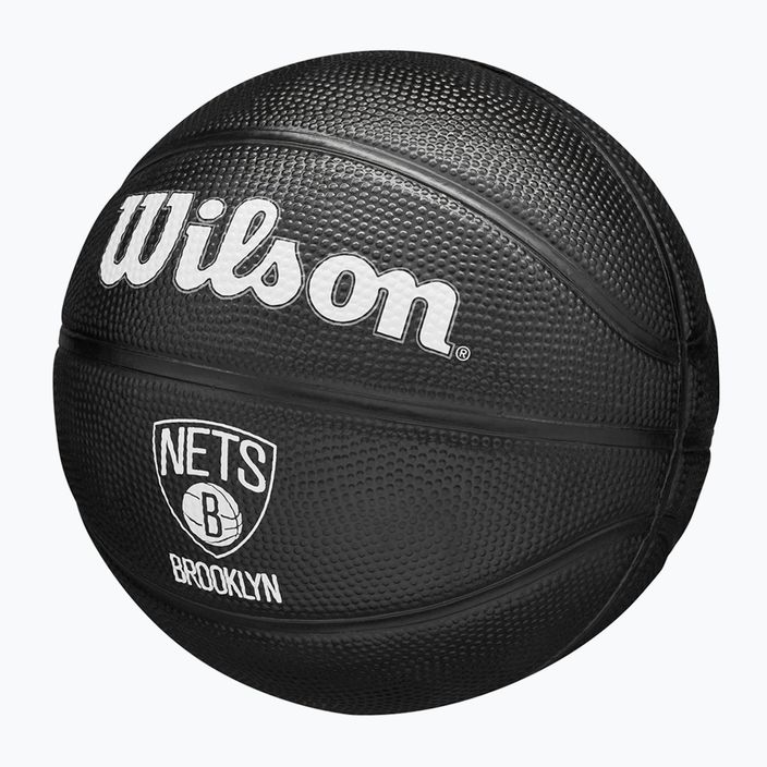 Баскетбольний м'яч Wilson NBA Team Tribute Mini Brooklyn Nets WZ4017604XB3 Розмір 3 3