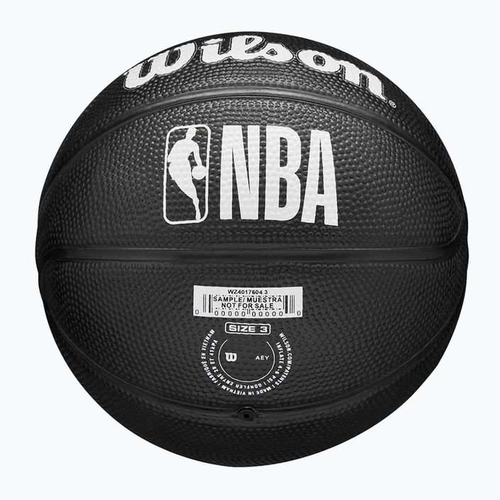 Баскетбольний м'яч Wilson NBA Team Tribute Mini Brooklyn Nets WZ4017604XB3 Розмір 3 7