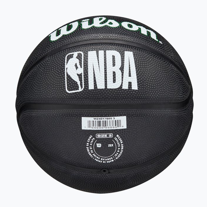 Баскетбольний м'яч Wilson NBA Team Tribute Mini Boston Celtics WZ4017605XB3 Розмір 3 6