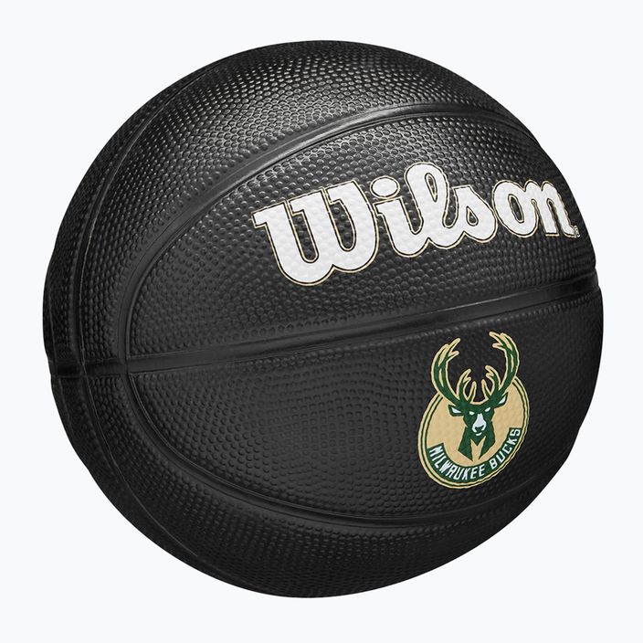 Баскетбольний м'яч Wilson NBA Team Tribute Mini Milwaukee Bucks WZ4017606XB3 Розмір 3 2
