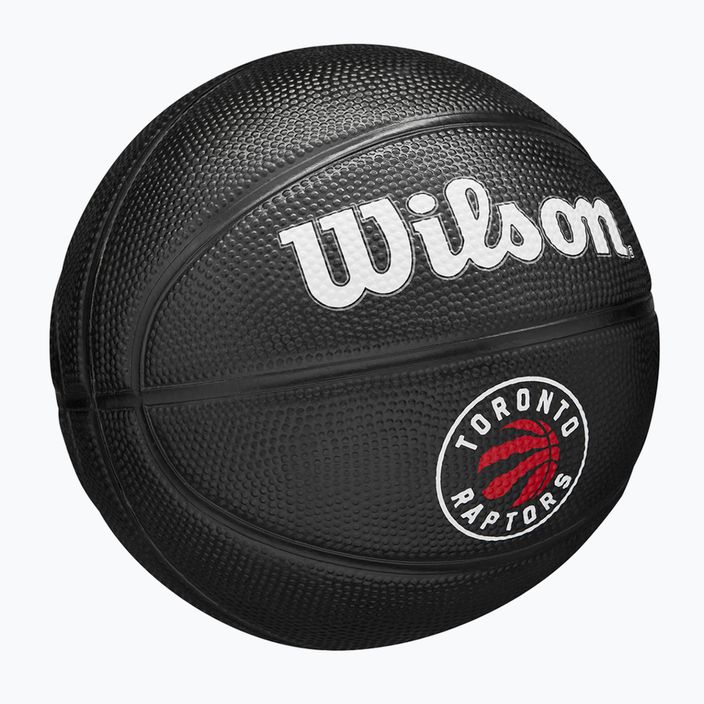 Баскетбольний м'яч Wilson NBA Tribute Mini Toronto Raptors WZ4017608XB3 Розмір 3 2