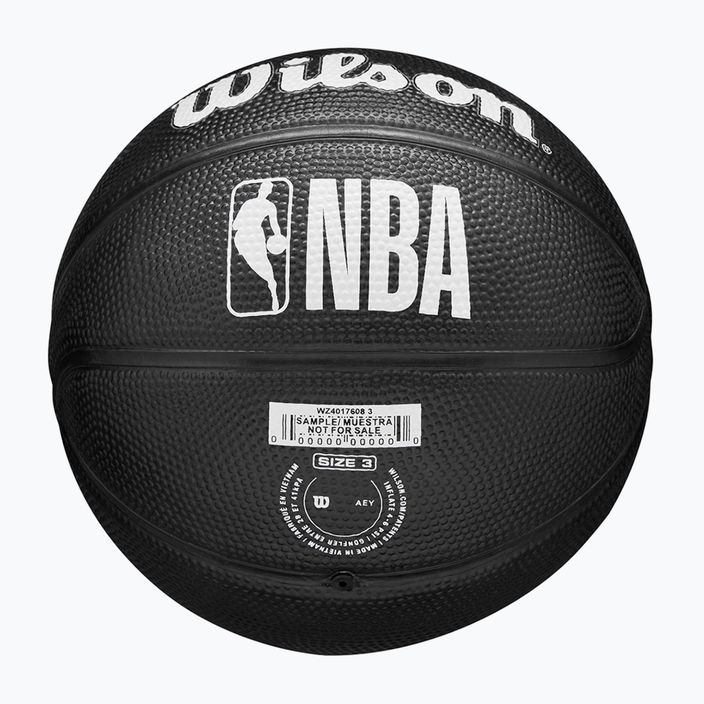 Баскетбольний м'яч Wilson NBA Tribute Mini Toronto Raptors WZ4017608XB3 Розмір 3 6