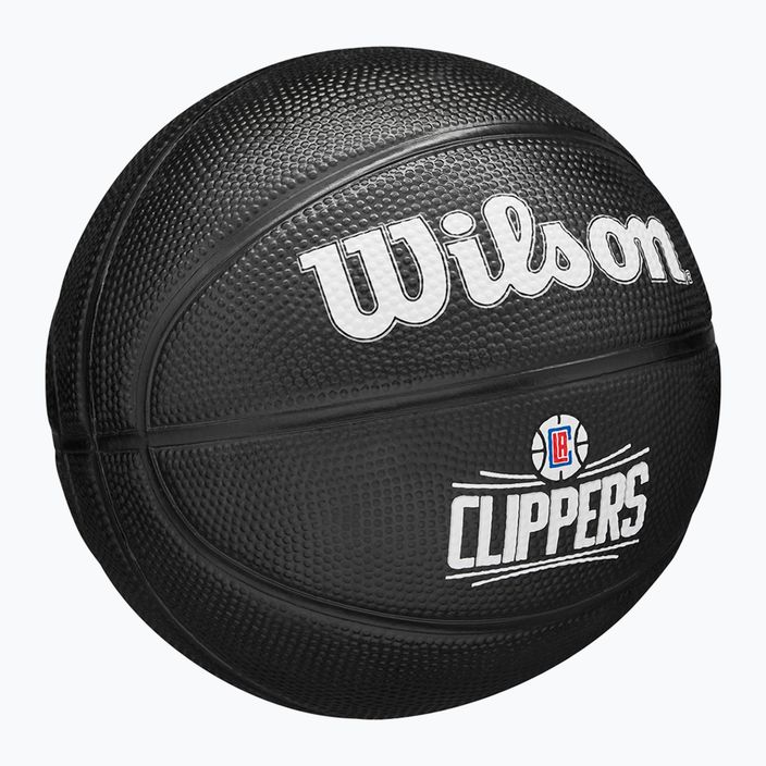 Баскетбольний м'яч Wilson NBA Team Tribute Mini Los Angeles Clippers WZ4017612XB3 Розмір 3 2