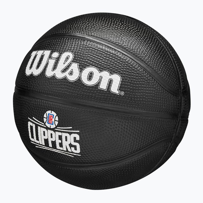 Баскетбольний м'яч Wilson NBA Team Tribute Mini Los Angeles Clippers WZ4017612XB3 Розмір 3 3