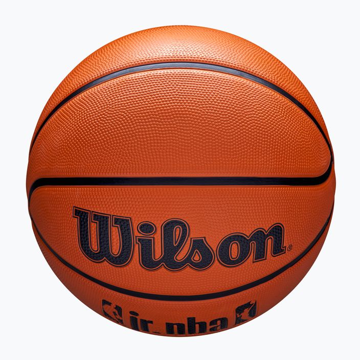 М'яч баскетбольний Wilson NBA JR Drv Fam Logo brown розмір 6 4