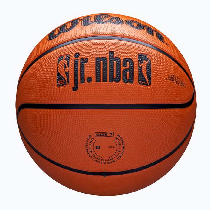 М'яч баскетбольний Wilson NBA JR Drv Fam Logo brown розмір 6 5