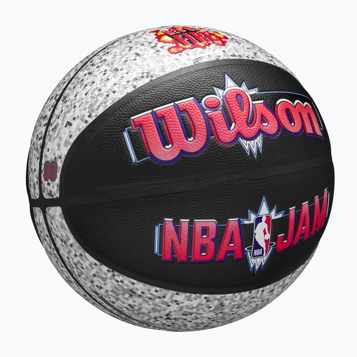 М'яч баскетбольний Wilson NBA Jam Indoor Outdoor black/grey розмір 7 2