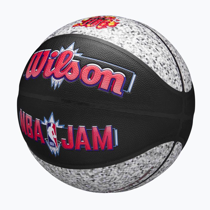 М'яч баскетбольний Wilson NBA Jam Indoor Outdoor black/grey розмір 7 3