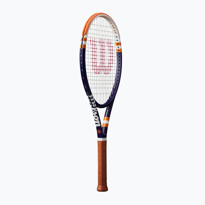 Ракетка тенісна дитяча Wilson Blade 26 Roland Garros 2023 синьо-помаранчева WR128010U 2