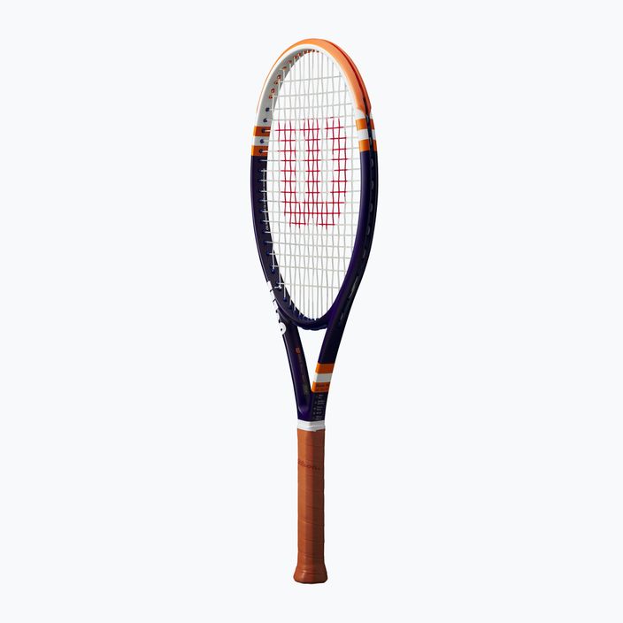 Ракетка тенісна дитяча Wilson Blade 26 Roland Garros 2023 синьо-помаранчева WR128010U 3