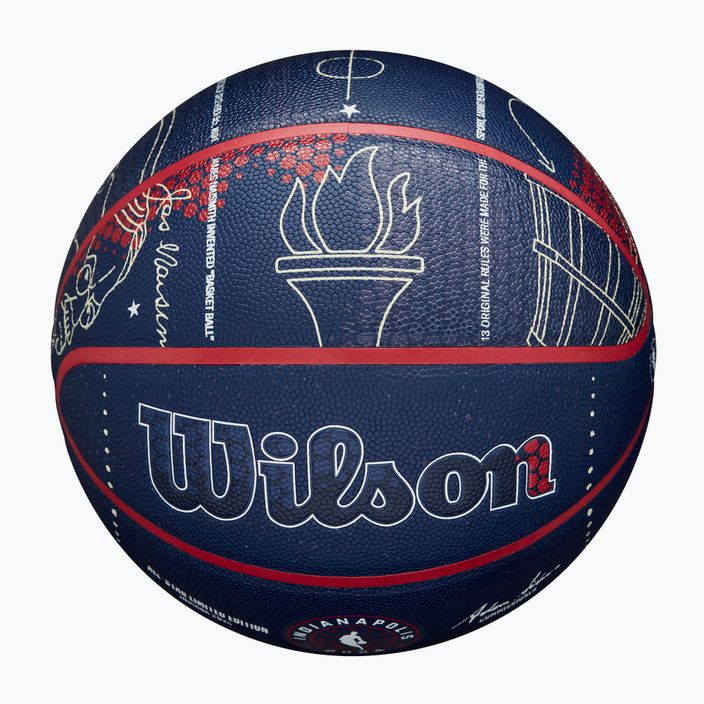 М'яч баскетбольний Wilson 2024 NBA All Star Collector + коробка brown розмір 7 4