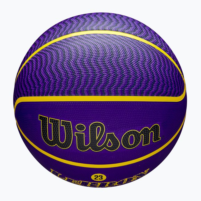 М'яч баскетбольний Wilson NBA Player Icon Outdoor Lebron blue розмір 7 4