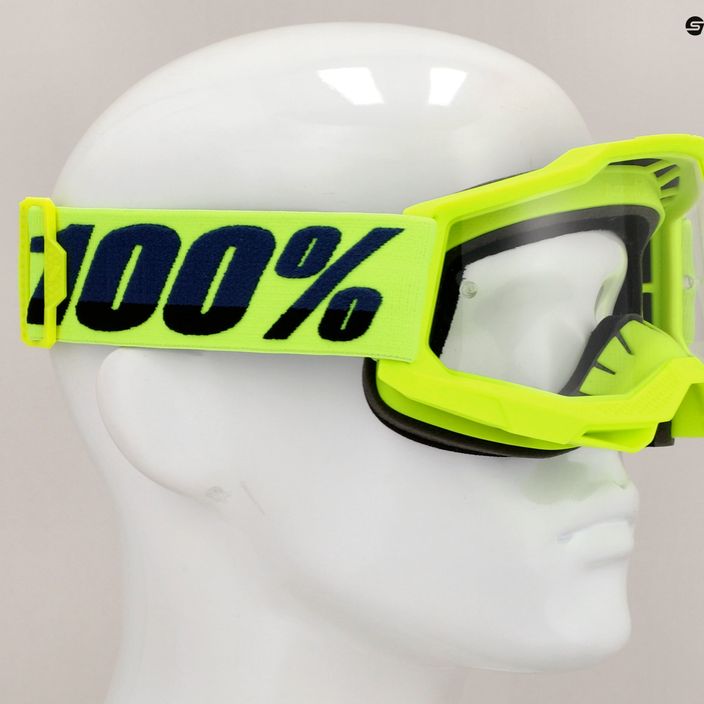 Окуляри велосипедні 100% Accuri 2 fluo/yellow/clear 7