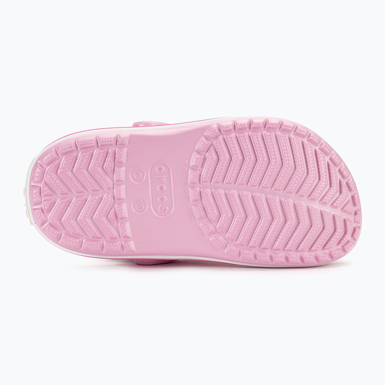 Дитячі шльопанці Crocs Crocband Clog ballerina рожеві 6