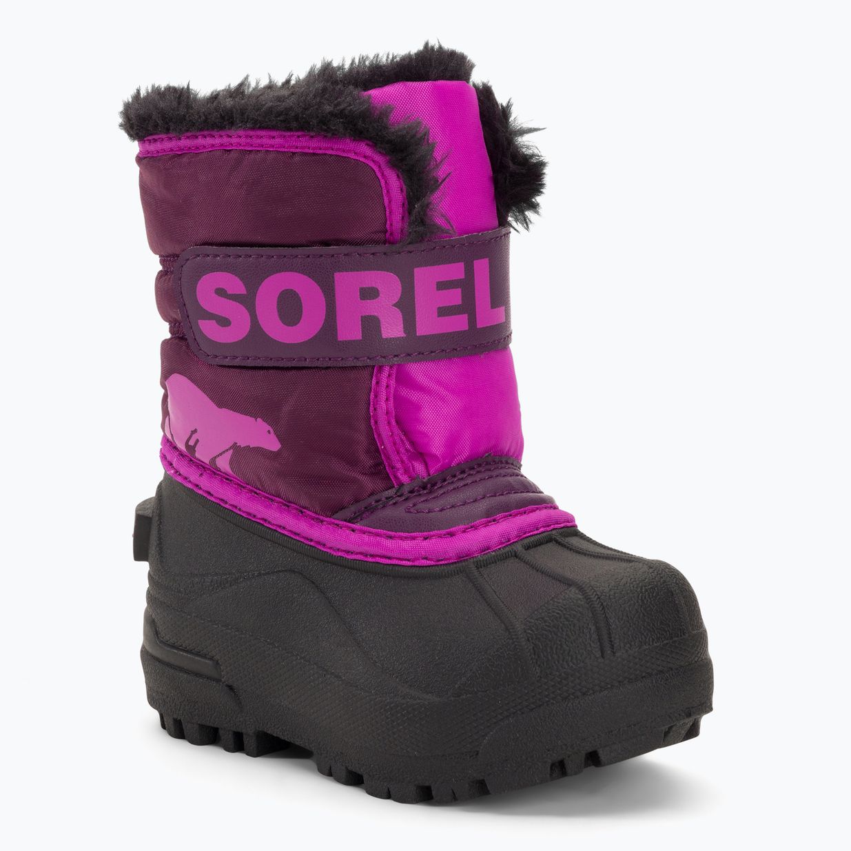 Снігоступи дитячі Sorel Snow Coммander purple dahlia/groovy pink