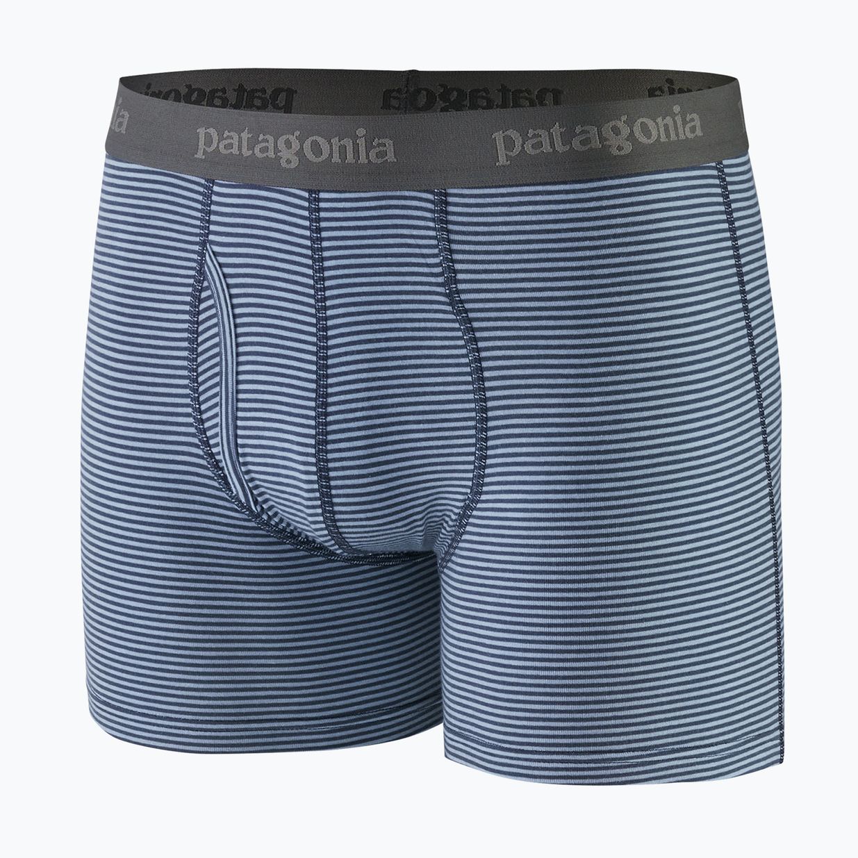 Труси чоловічі Patagonia Essential Boxer Briefs 3" fathom stripe/new navy