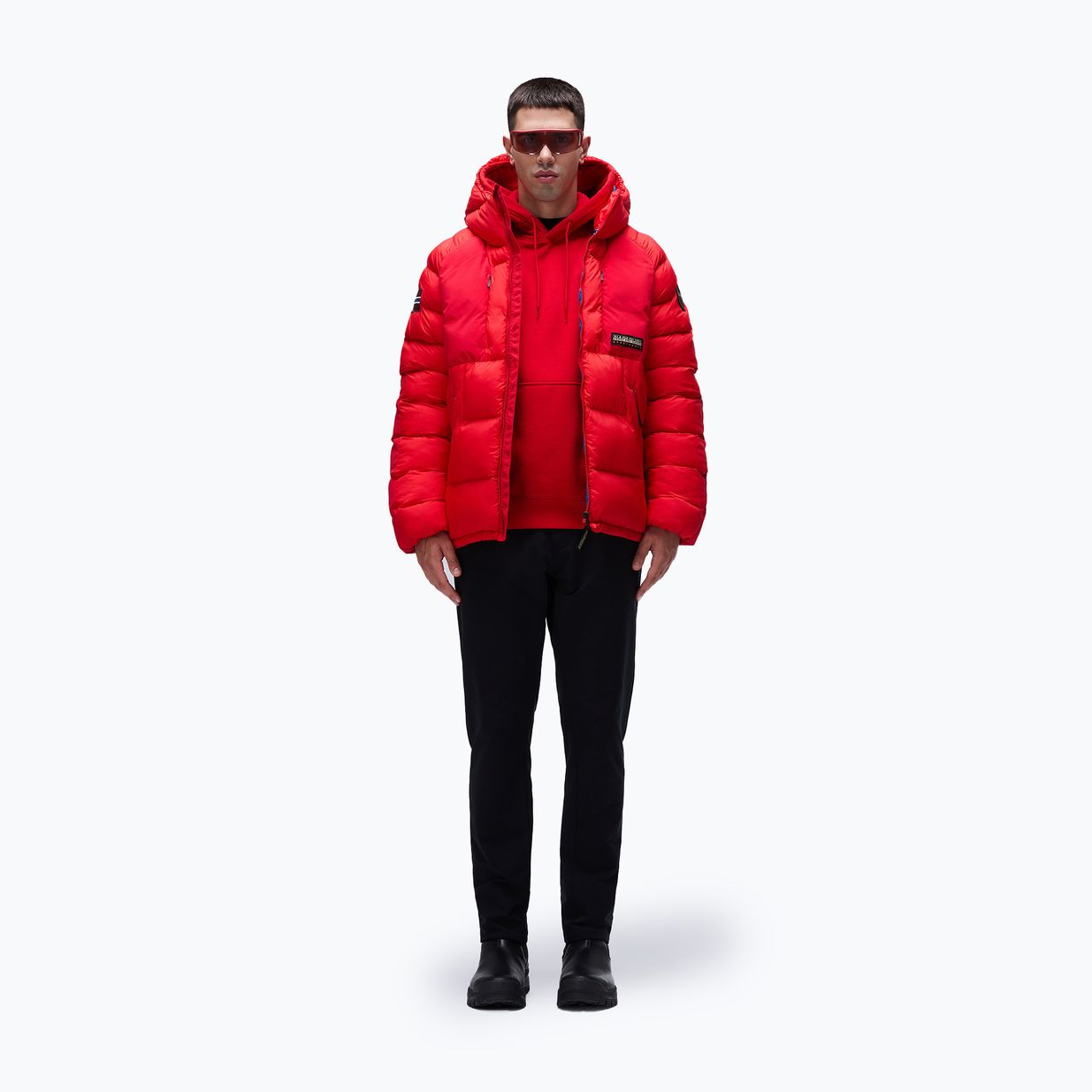 Кофта чоловіча Napapijri B-Kander Hooded red goji 2