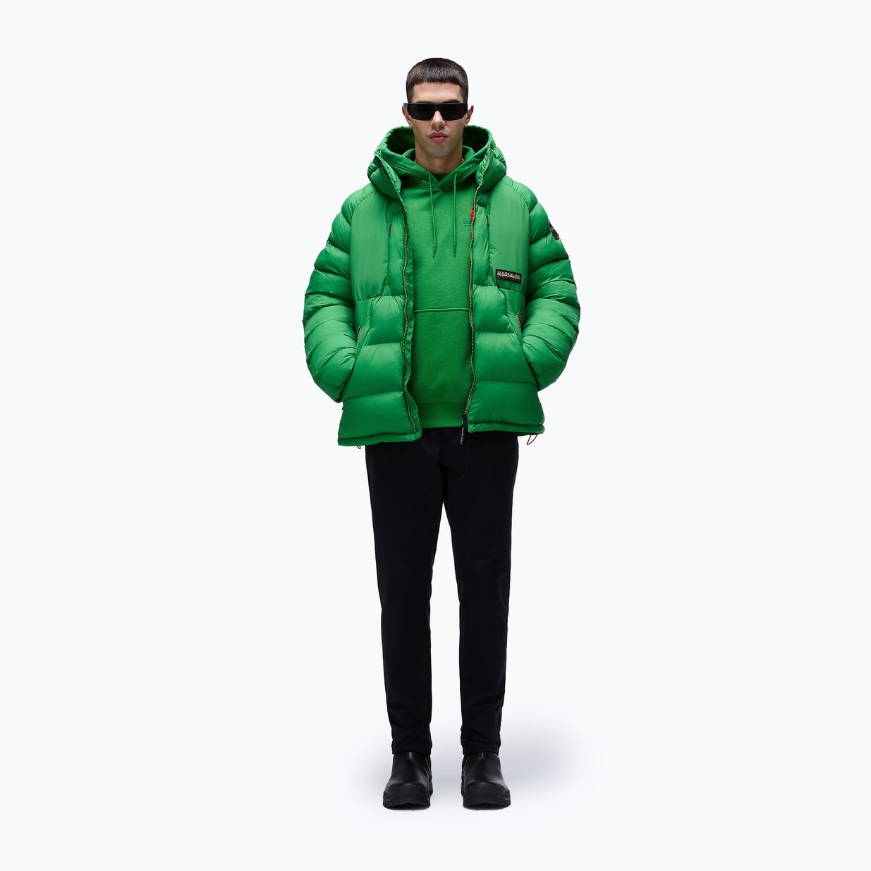 Кофта чоловіча Napapijri B-Kander Hooded green kelly 2