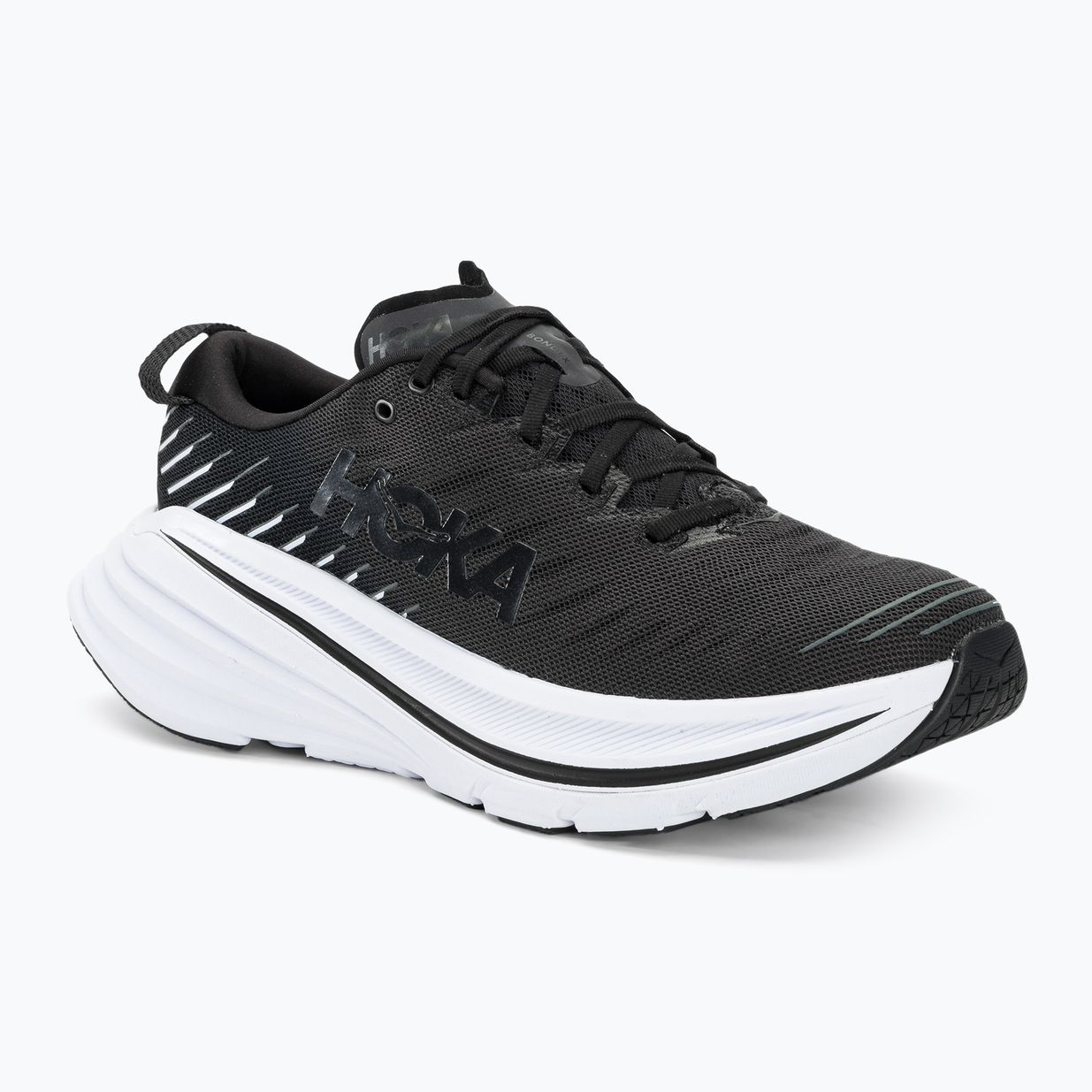 Черевики для бігу чоловічі HOKA Bondi X black/white