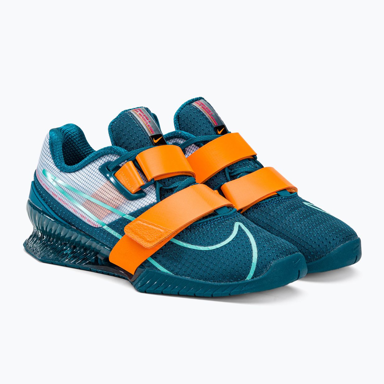 Кросівки для важкої атлетики Nike Romaleos 4 blue/orange 4