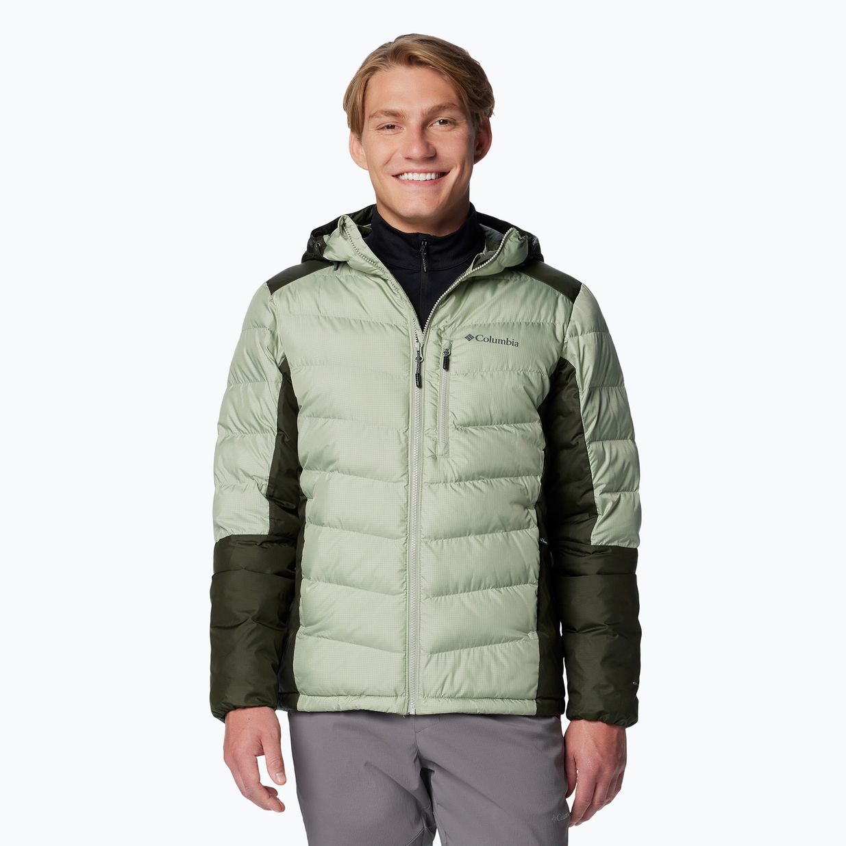 Пуховик чоловічий Columbia Labyrinth Loop II Hooded safari/ greenscape