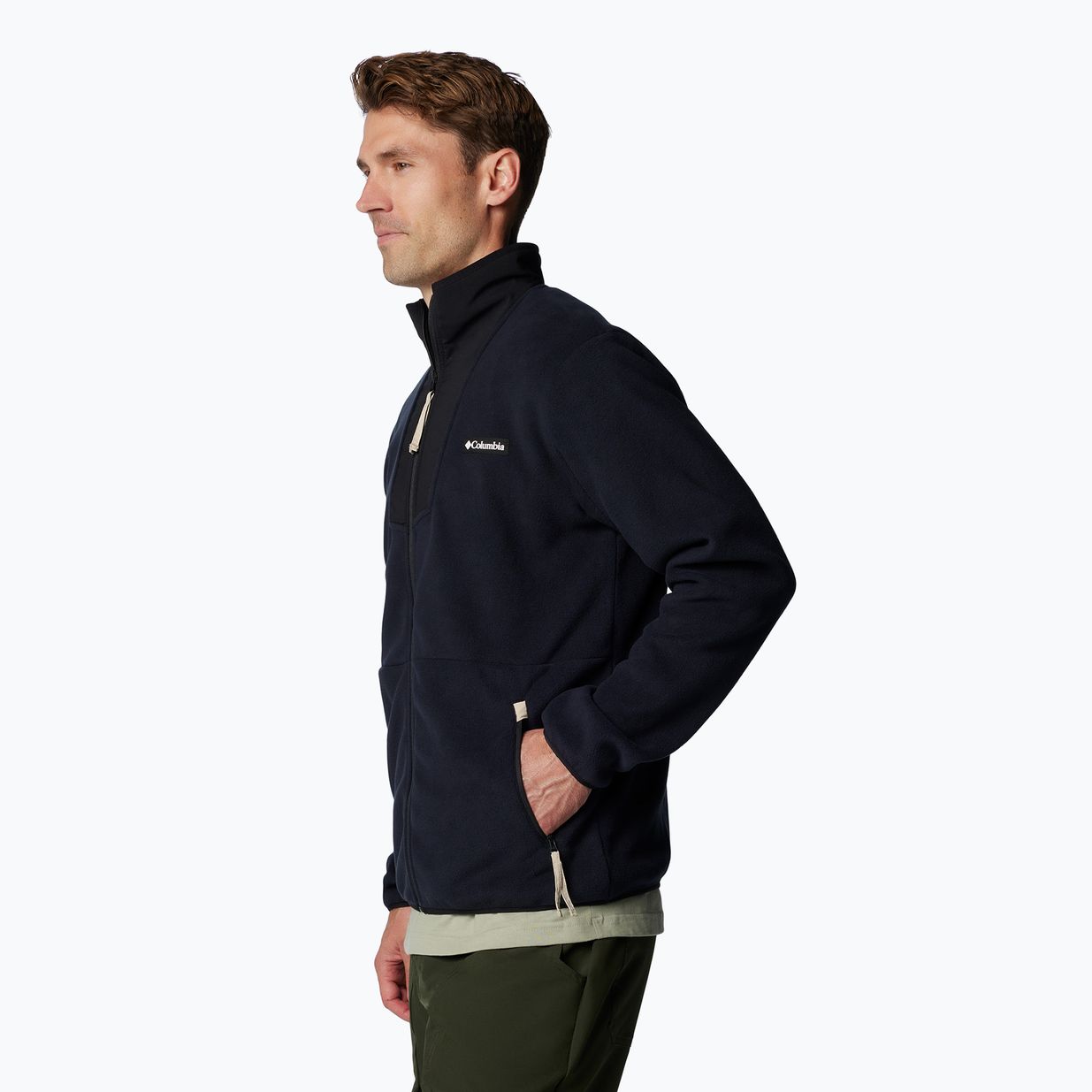 Кофта чоловіча Columbia Sequoia Grove FZ Fleece black 5