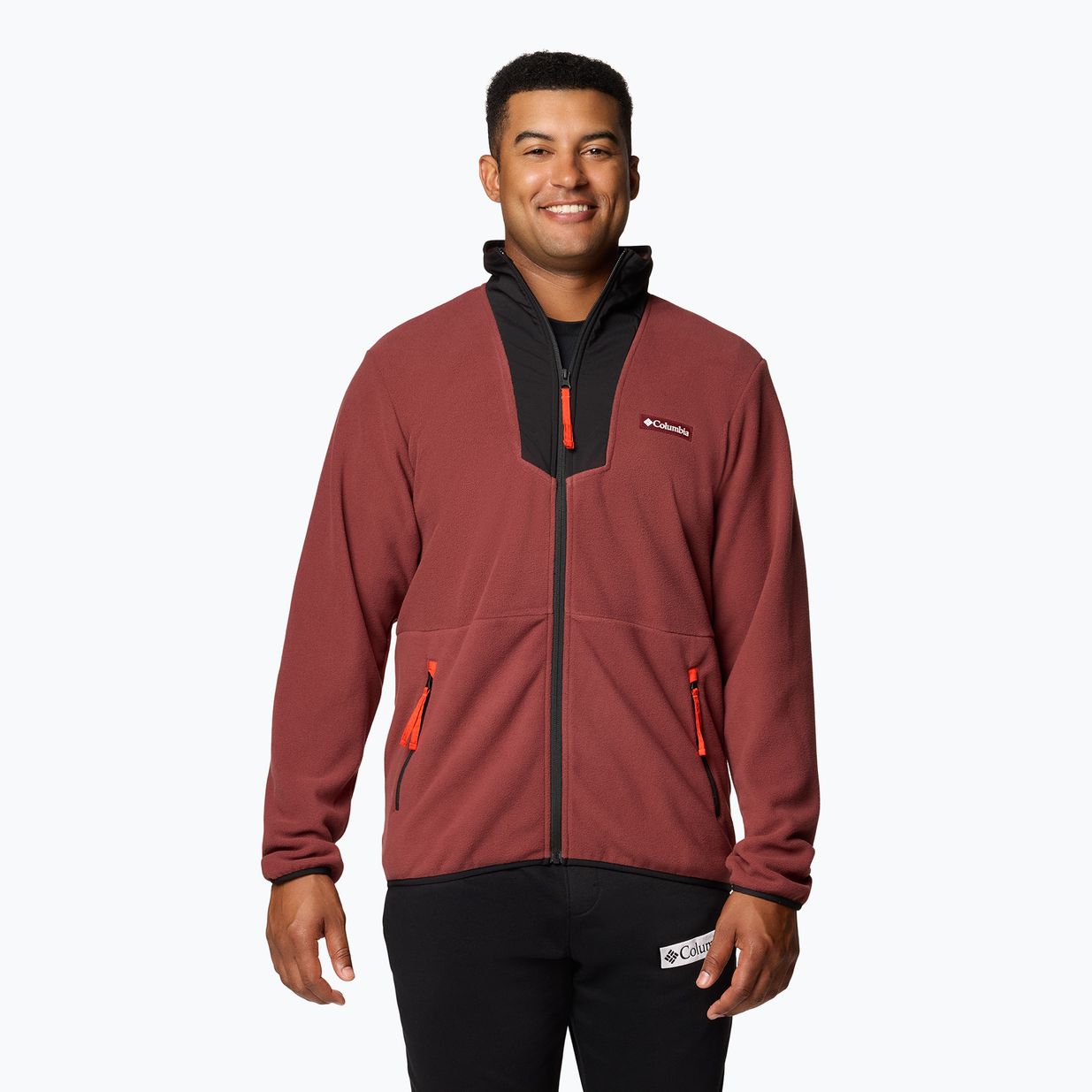 Кофта чоловіча Columbia Sequoia Grove FZ Fleece spice / black