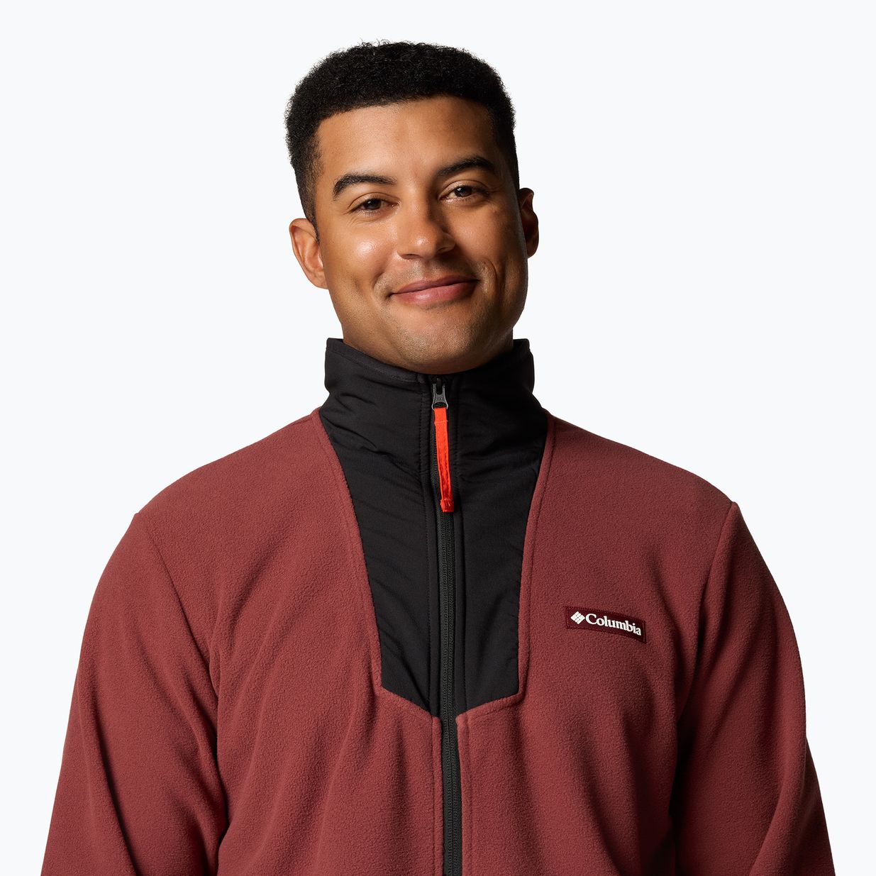 Кофта чоловіча Columbia Sequoia Grove FZ Fleece spice / black 4