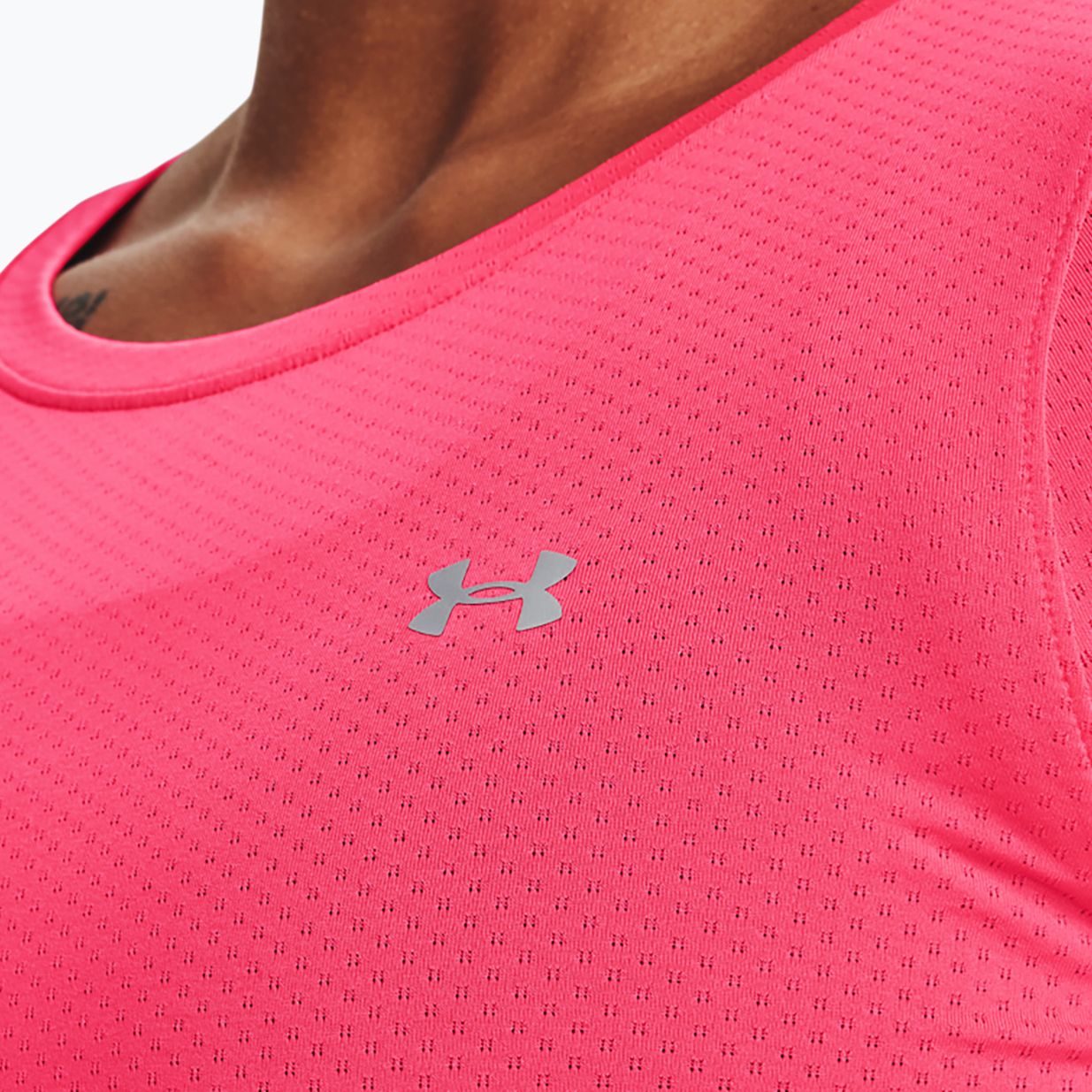 Футболка для тренувань жіноча Under Armour Hg Armour SS рожева 1328964-683 4