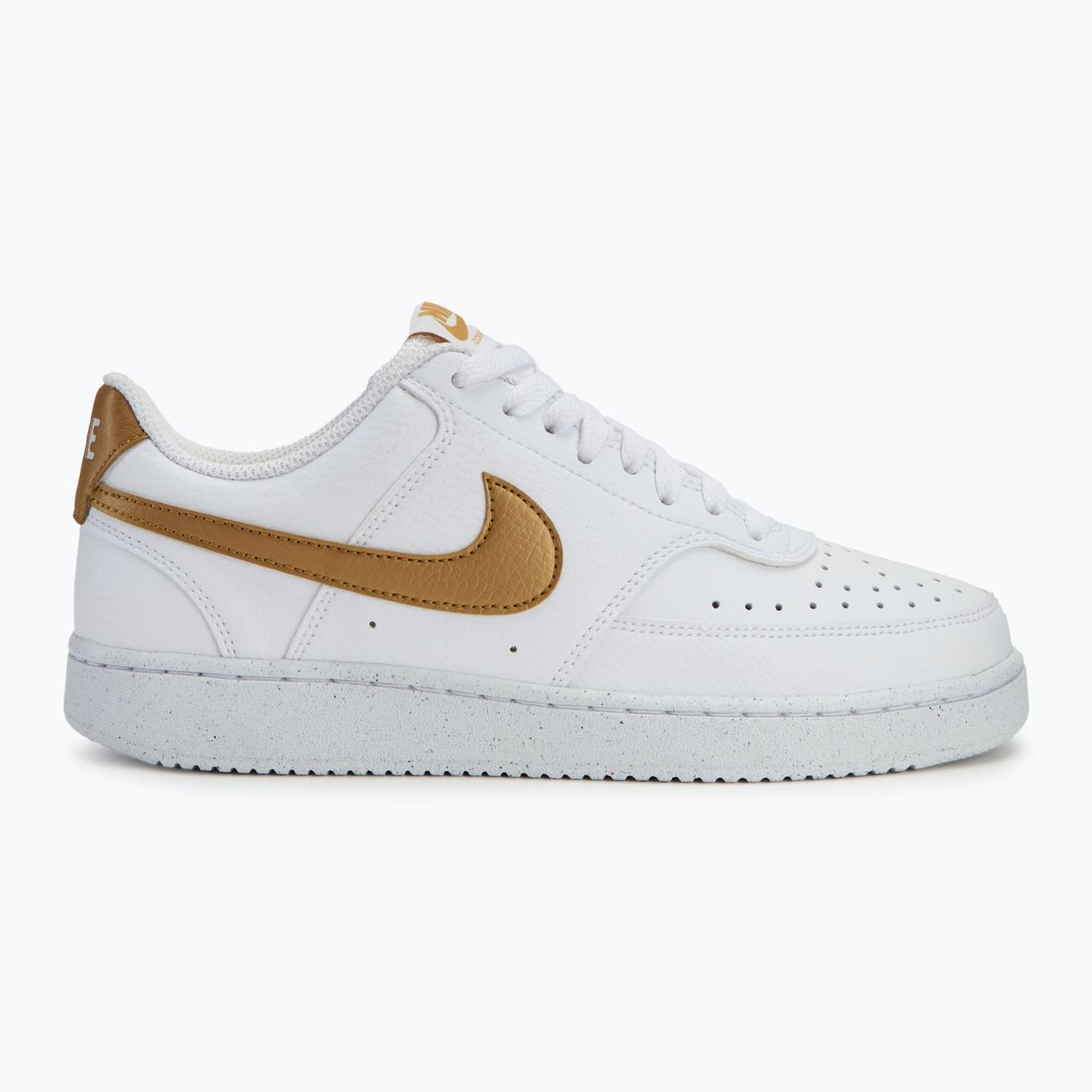 Кросівки жіночі Nike Court Vision Low Next Nature white/metallic gold 2